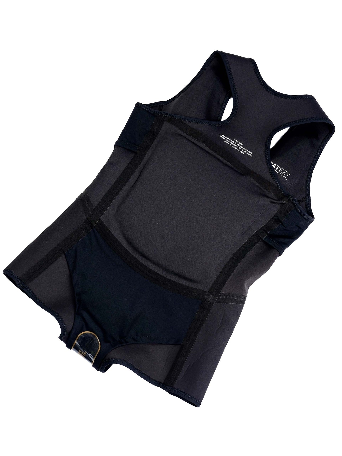 Limestone Neoprene Floatation Aid Swimwear - Luxe Black - Boyleg 20
