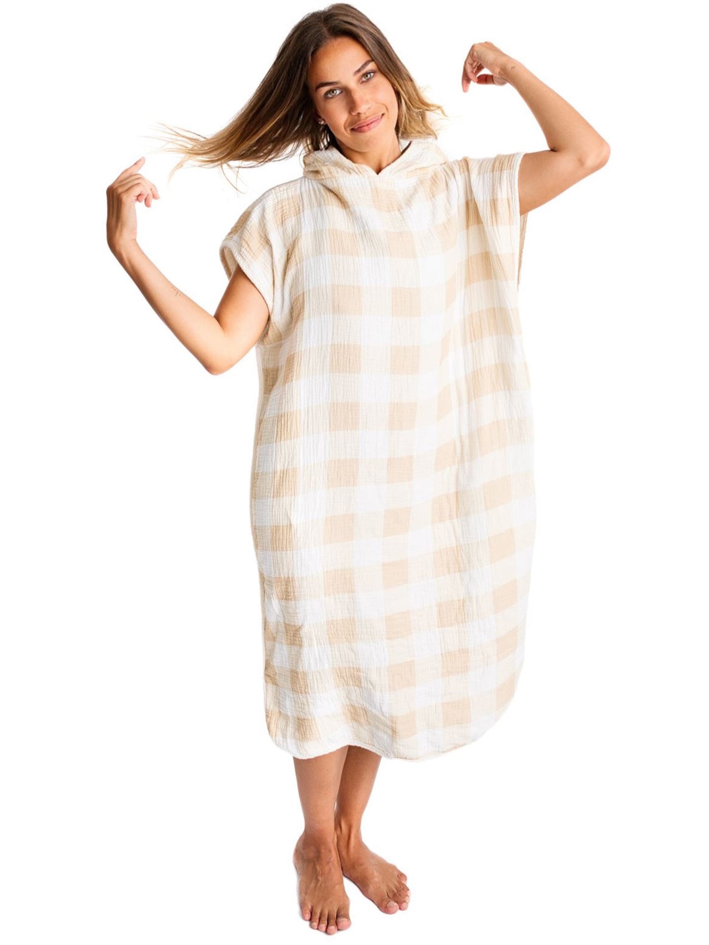 Hooded Towel - Beige