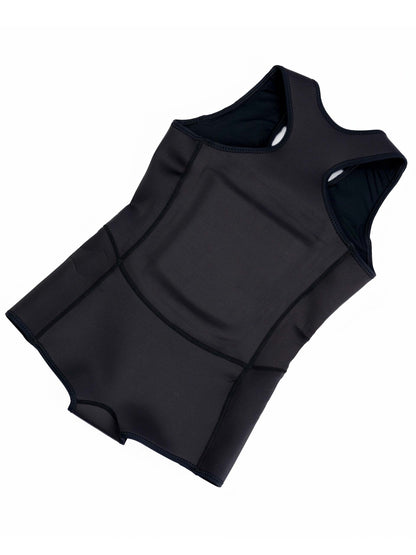 Limestone Neoprene Floatation Aid Swimwear - Luxe Black - Boyleg 20