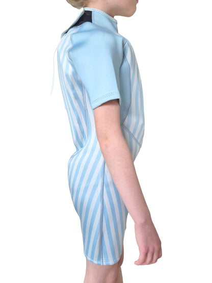 Kids Limestone Neoprene Floatation Aid Wetsuit - Blue