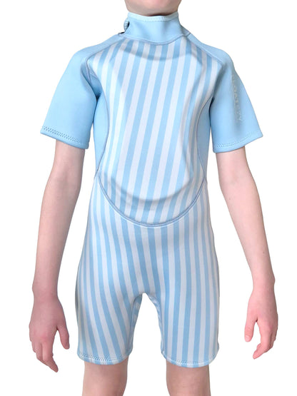 Kids Limestone Neoprene Floatation Aid Wetsuit - Blue