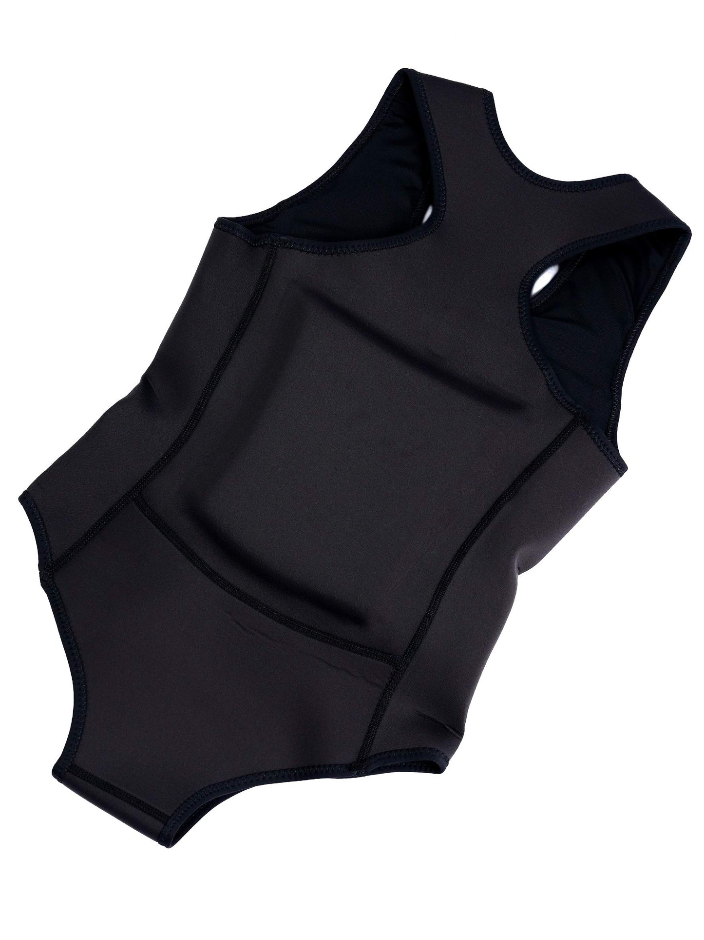 Limestone Neoprene Floatation Aid Swimwear - Luxe Black