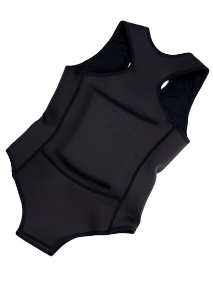 Limestone Neoprene Floatation Aid Swimwear - Luxe Black