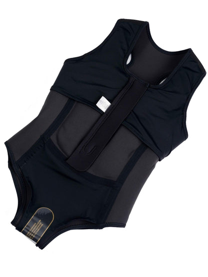 Limestone Neoprene Floatation Aid Swimwear - Luxe Black