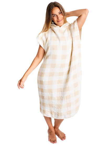 Hooded Towel - Beige