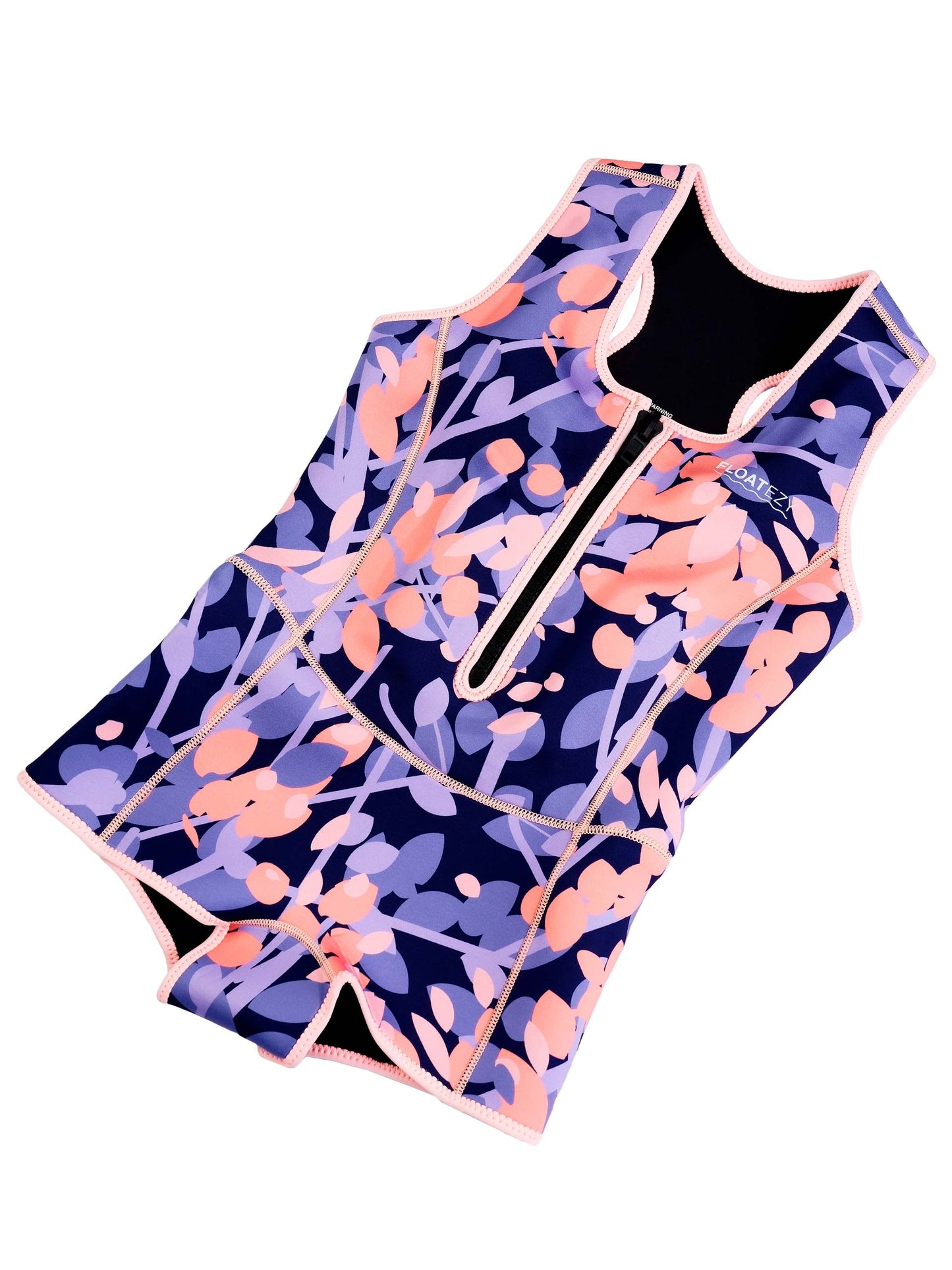 Limestone Neoprene Floatation Aid Swimwear - Vivid Petals